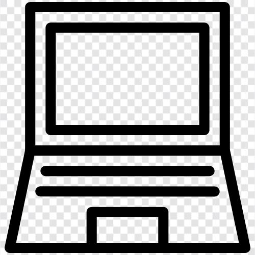 LaptopBatterie, LaptopTeile, LaptopReparatur, LaptopSoftware symbol