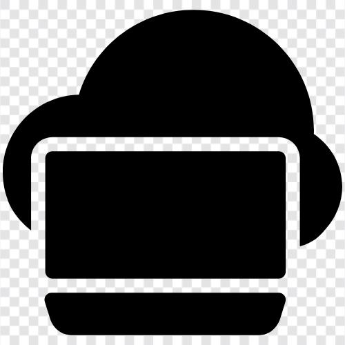 Laptop, Cloud, Computing, Computing Device ikon svg