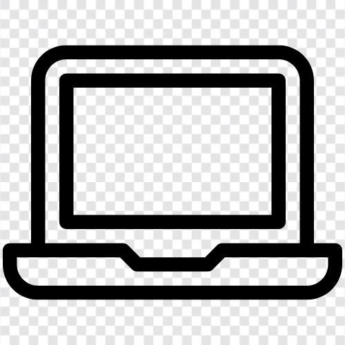 laptop computer, laptop battery, laptop charger, laptop repair icon svg