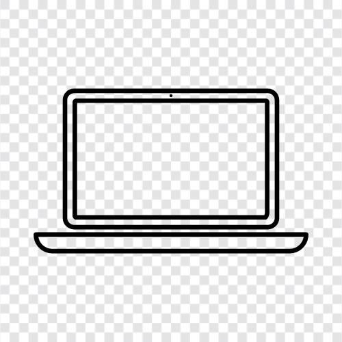 laptop computer, laptop price, laptop features, laptop specs icon svg