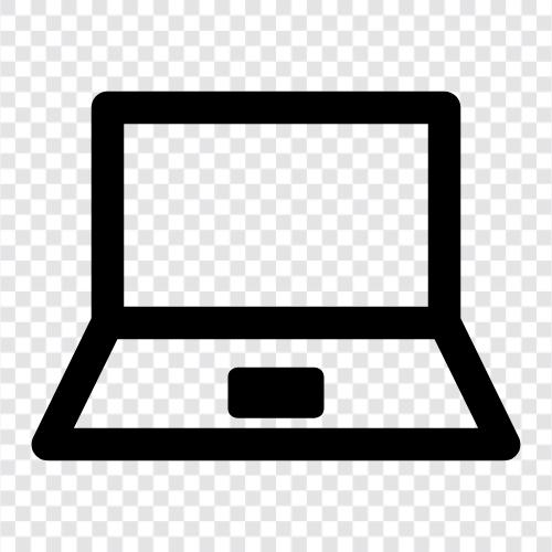 Портативный компьютер, портативный компьютер для продажи, ноутбук для школы, ноутбук для работы Значок svg