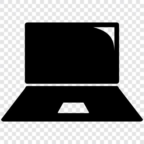 LaptopComputer, LaptopReparatur, LaptopBatterie, LaptopGehäuse symbol