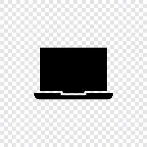 laptop computer, computer, desktop, portable icon svg