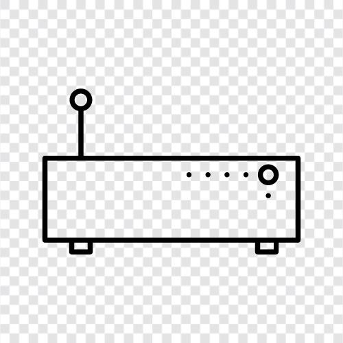 Laptop, Internet, Router, Wireless symbol