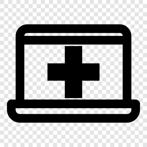 laptop health, laptop care, laptop repair, laptop replacement icon svg