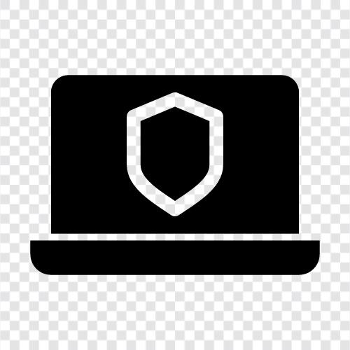 Dizüstü Bilgisayar Güvenliği, Laptop Şifreleme, Laptop Güvenlik İpuçları, Laptop Secure ikon svg