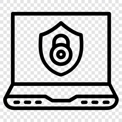 Laptop Theft, Laptop Security Tips, Laptop Security Software, Laptop Security icon svg