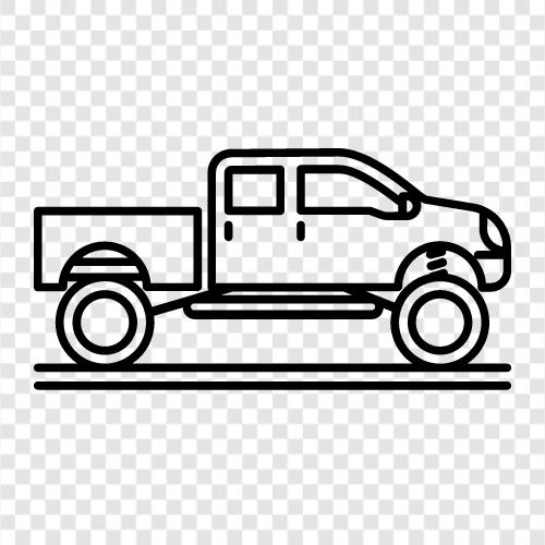 large vehicle, cargo, transport, haul icon svg
