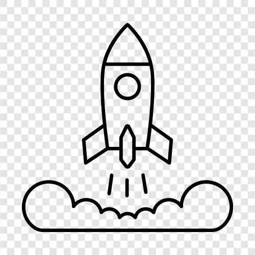 launcher, space, spacecraft, launch icon svg