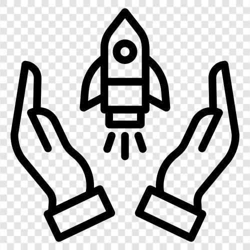 launchpad, rocket, space, spacecraft icon svg