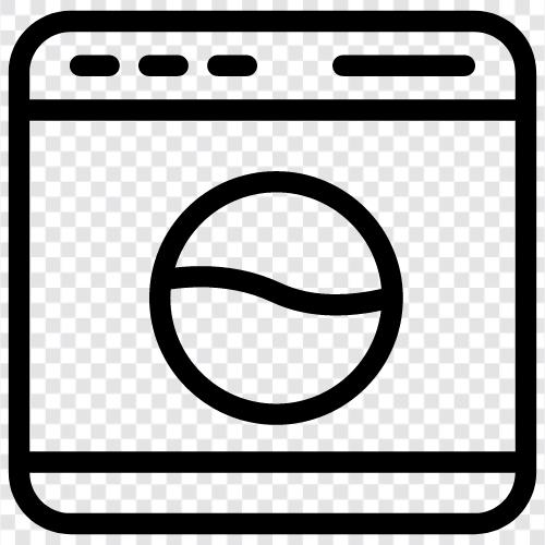 Laundry, Cleaning, Machine, Spin icon svg