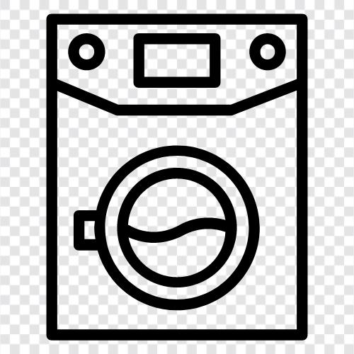 Laundry, Cleaning, Machine, Washing Machine icon svg