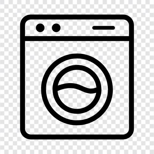 laundry, clothes, cleaning, machine icon svg