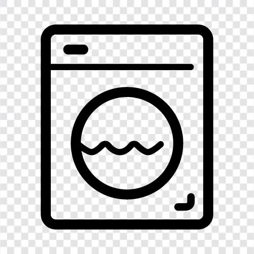 Laundry, Cleaning, Machine, Drying icon svg