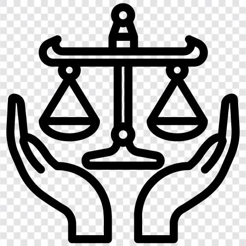 Recht, Justizsystem, Strafrecht, Gerichtshof symbol