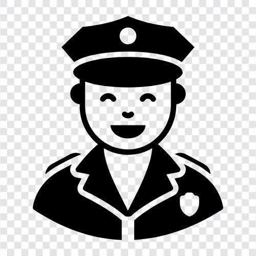 Law Enforcement, Cop, Policeman, Lawyer icon svg