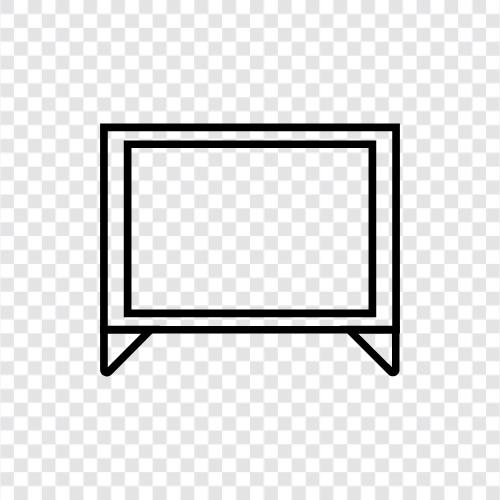 lcd, plasma, flat screen, tv monitor icon svg