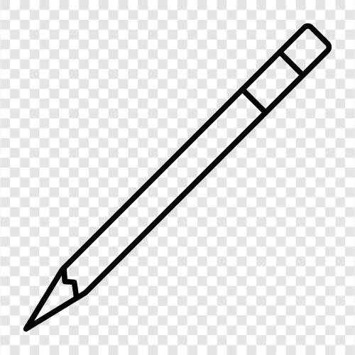 Lead Pencil, Drawing Pencil, Drawing Paper, Paper Towel icon svg