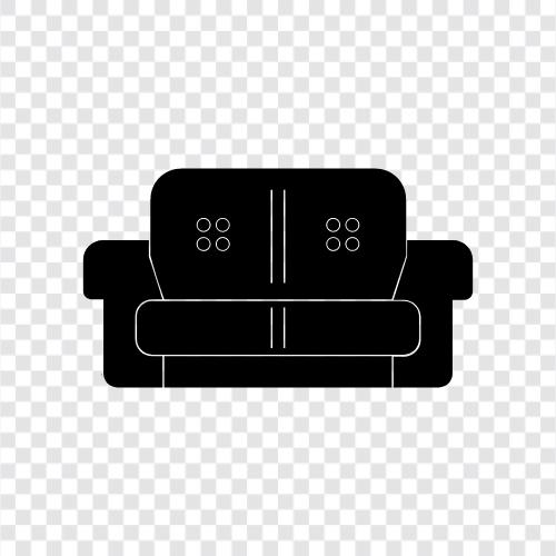 leather, fabric, upholstery, sectionals icon svg