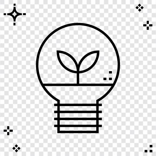 LED, fluoreszierend, Glühbirne, Markise symbol