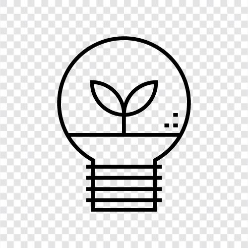 LED, CFL, LED Street Lights, LED Floodlights symbol