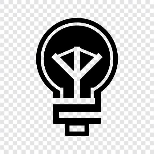 LED, LED light, LED light bulb, LED light projectors icon svg