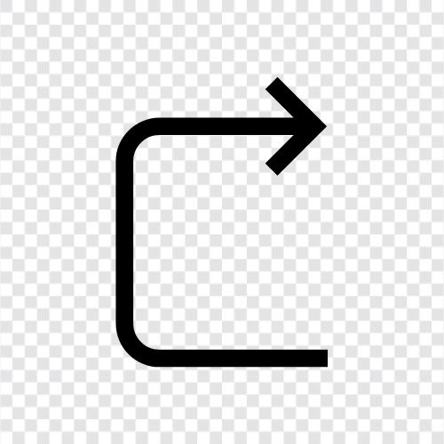 left turn arrow, right turn arrow, north turn arrow, south turn arrow icon svg