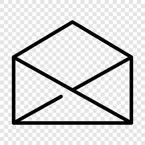 Brief, Post, Postdienst, Zustellung symbol