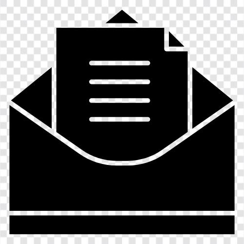 Brief, Post, Senden, Paket symbol