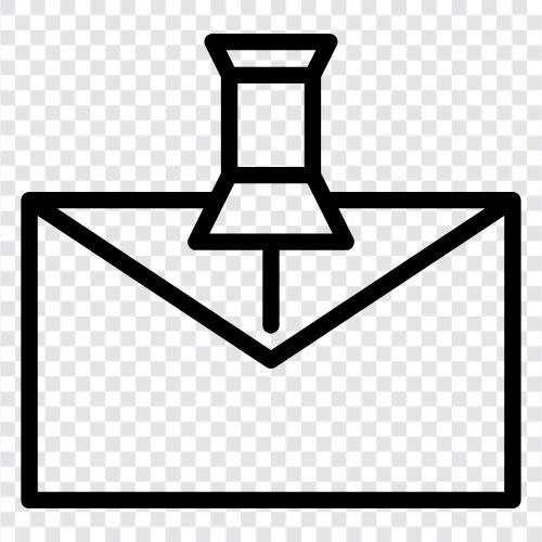 Briefpost, Post, Briefträger, Postzustellung symbol