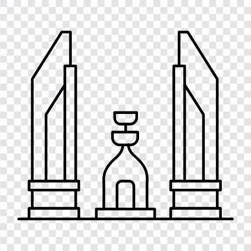 Liberty monument, Freedom monument, Democracy monument icon svg