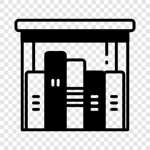 library, public library, library science, librarian icon svg