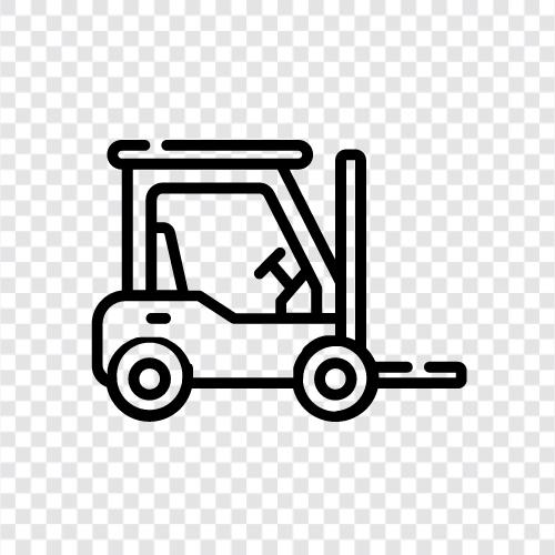 lift, truck, machine, industrial icon svg