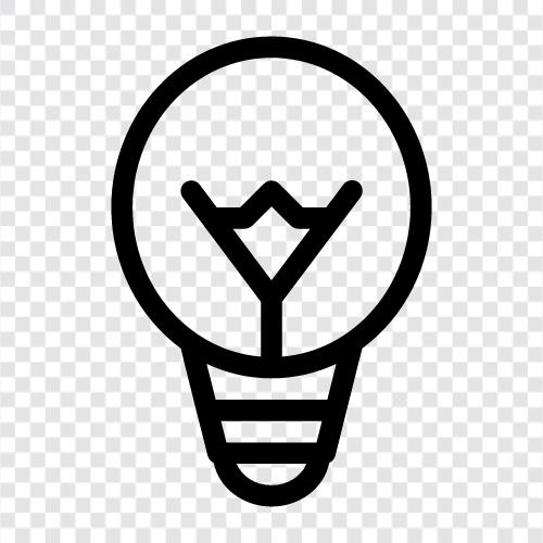 light bulb, fluorescent, incandescent, halogen icon svg