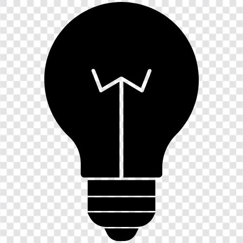 light bulb, light, incandescent, fluorescent icon svg