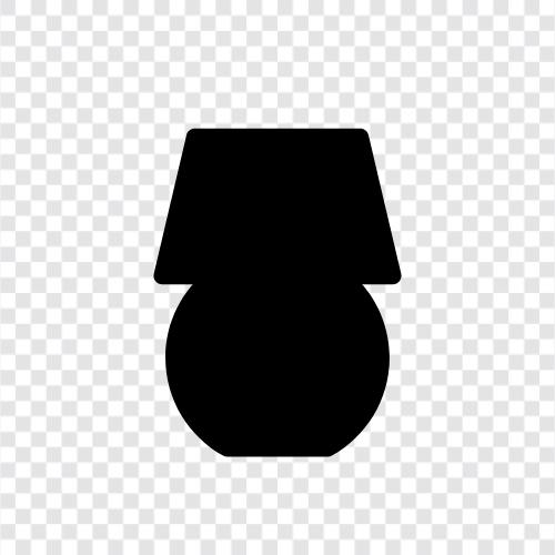 Licht, Lampen, Schreibtisch, Schreibtischlampe symbol
