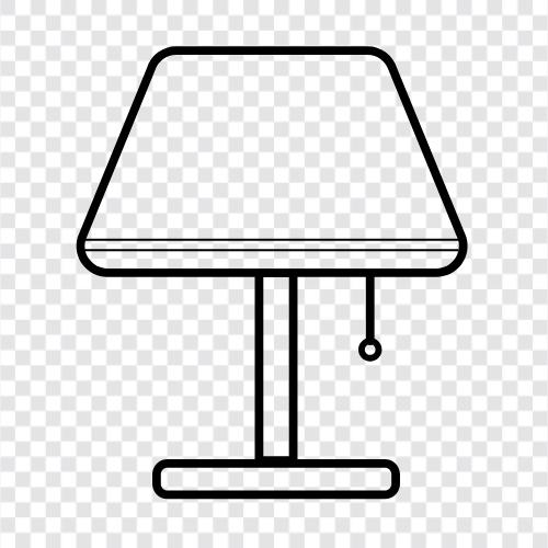 light, desk, reading, lamp stand icon svg