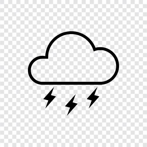 lightening, storm, weather, tornado icon svg