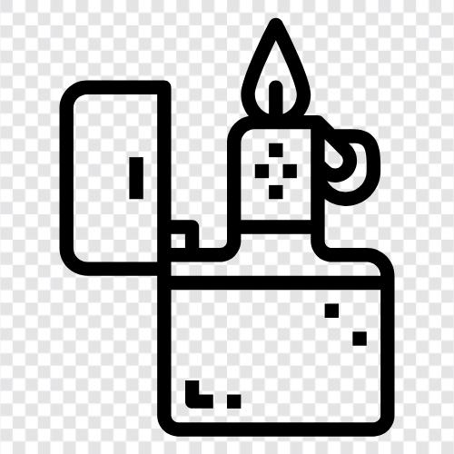 lighter, lighters, flints, cigarettes icon svg