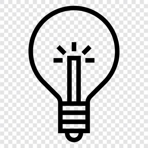 Lighting, LED, Energy, Energy Saving icon svg