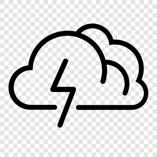 lightning, storm, rain, tornado icon svg