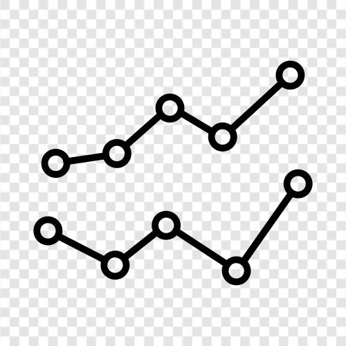 Line Chart, Graph, Data Graph, Bar Graph icon svg