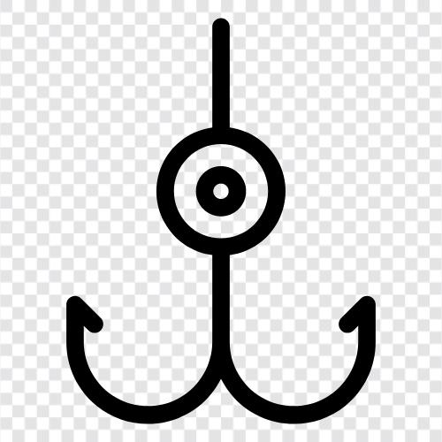 Line, and Sinker, nautical terms Hook, Hook icon svg