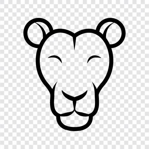 lionesses, lion, big cat, big cats icon svg