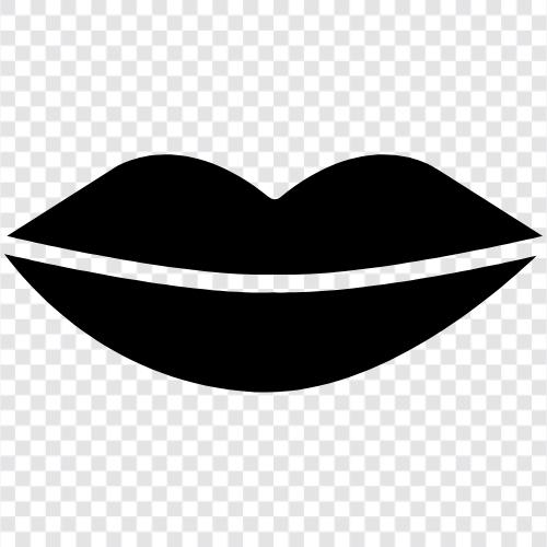 lip, pucker, smooch, french icon svg