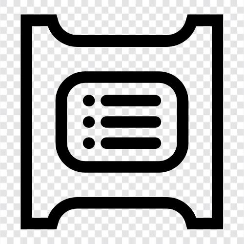 list of, list of items, list of data, list of records icon svg