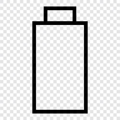 Lithium ion, rechargeable, AAA, Battery icon svg