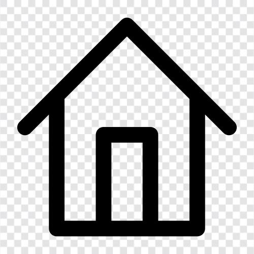 Wohnen, Haus, Hauserwärmung, Dekoration symbol