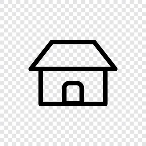 Living, Place, Location, Cottage icon svg