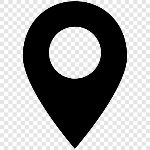 location, map, navigation, tracking icon svg